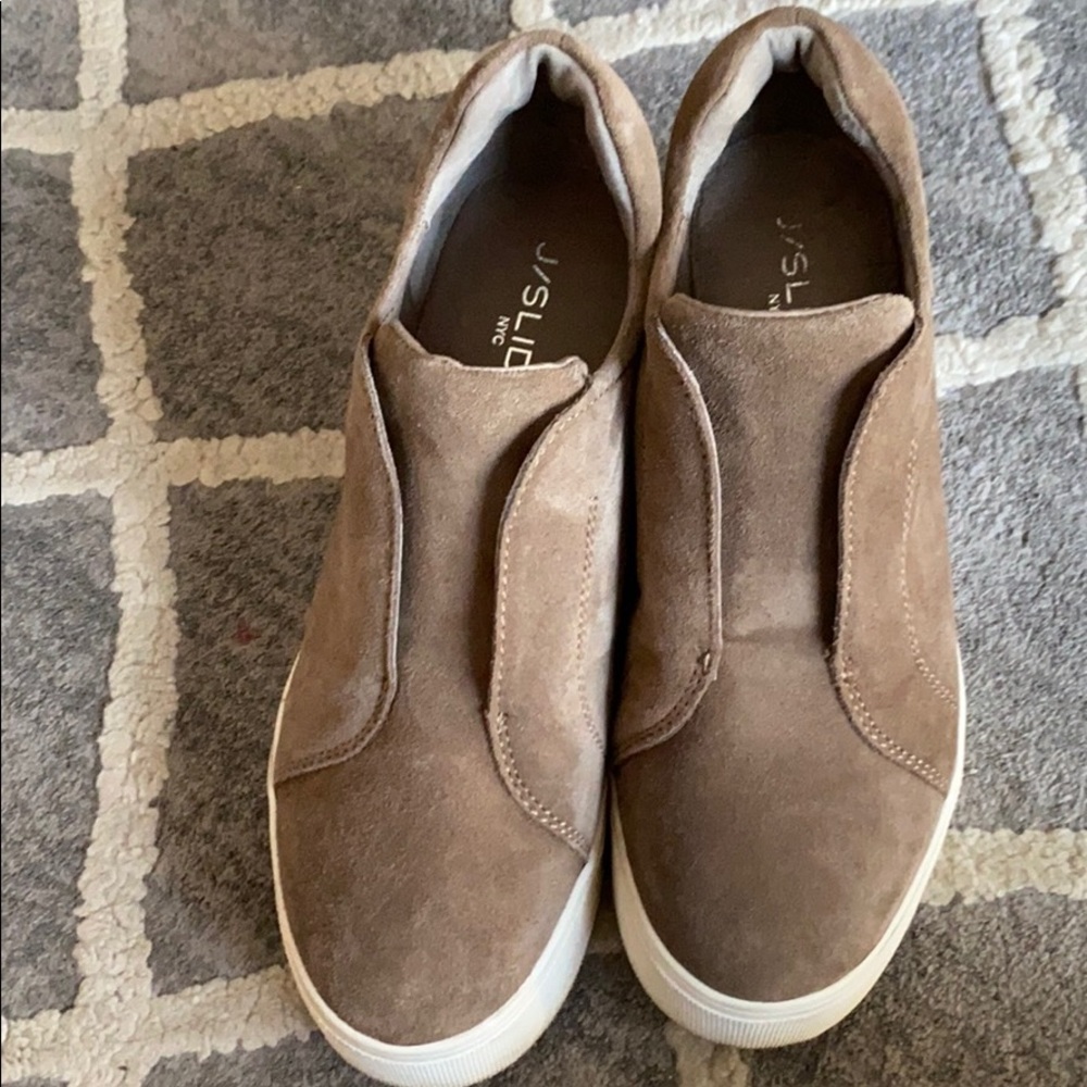 Slip on wedge sneakers